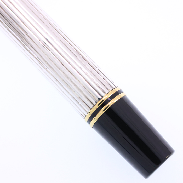 中古)PARKER パーカー 万年筆 デュオフォールド スターリングシルバー