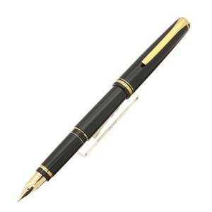 PILOT パイロット 万年筆 エラボー ブラック 軟細字 (初期型/嵌合式キャップ) メイン