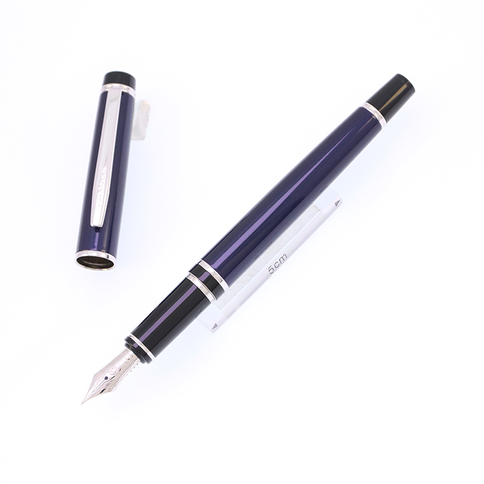 中古)PILOT パイロット 万年筆 グランセNC ダークブルー 細字（商品ID