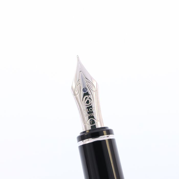 中古)PILOT パイロット 万年筆 グランセNC ダークブルー 細字（商品ID