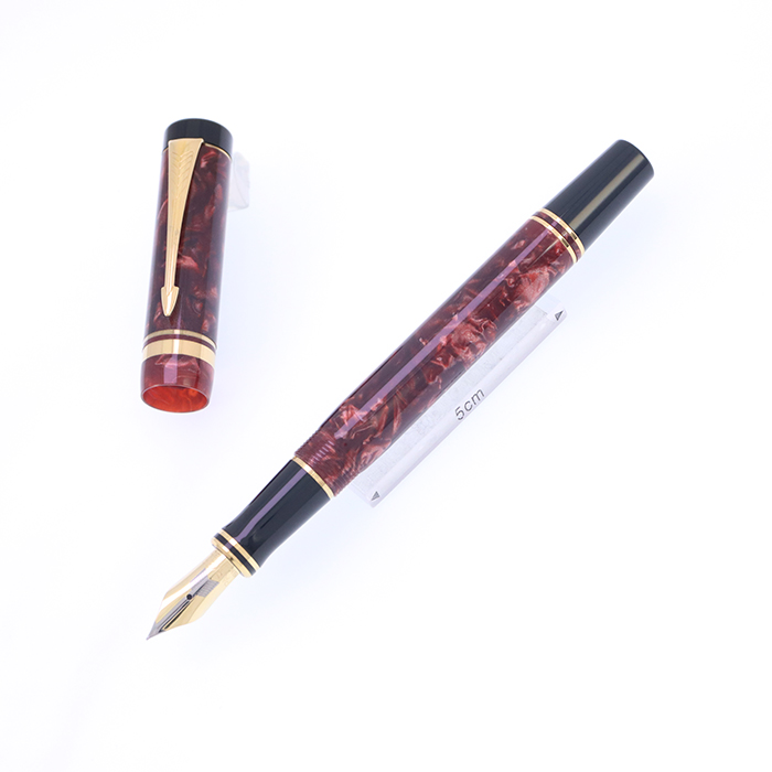 未使用品！ ☆PARKER☆ デュオフォールド 万年筆 マーブルブルー 詳細ページ | 万年筆 ボールペンなど高級筆記具の販売・買取
