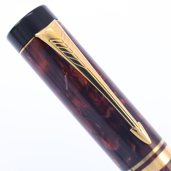 パーカー万年筆デュオフォールドボルドーマーブル 詳細ページ | 万年筆 ボールペンなど高級筆記具の販売・買取