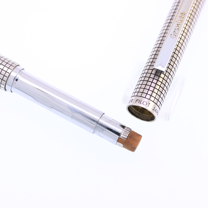 PILOT グランディー スターリングシルバー メカニカルペンシル 中古)PILOT パイロット メカニカルペンシル グランディ
