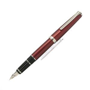 PILOT パイロット 万年筆 エラボー レッド 軟極細字 (金属軸) メイン