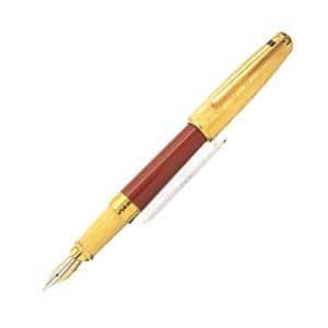 S.T.Dupont エス・テー・デュポン 万年筆 オランピオ 純正漆 チェアマン ギヨシ/ゴールドキャップ M メイン