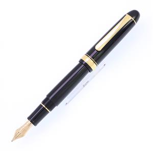 中古)PLATINUM プラチナ 万年筆 #3776 センチュリー ブラックイン 
