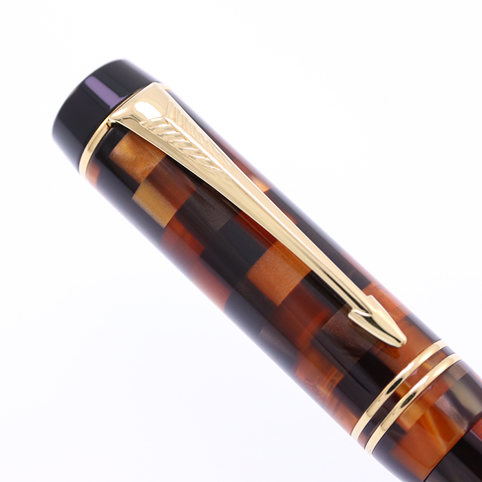 【美品】 パーカー Parker デュオフォールド 万年筆 廃番モデル チェック 詳細ページ | 万年筆 ボールペンなど高級筆記具の販売・買取