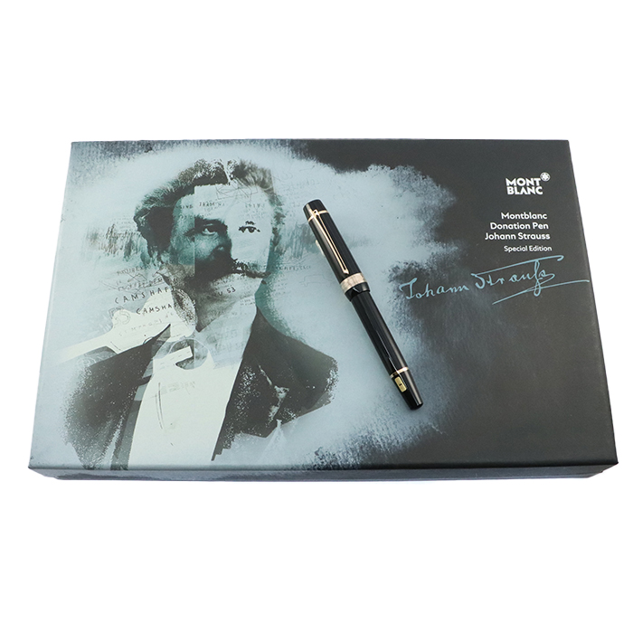 未使用品　限定モデル　MONTBLANCモンブラン　ヨハンシュトラウス 中古)MONTBLANC モンブラン 万年筆 ドネーションペン ヨハン
