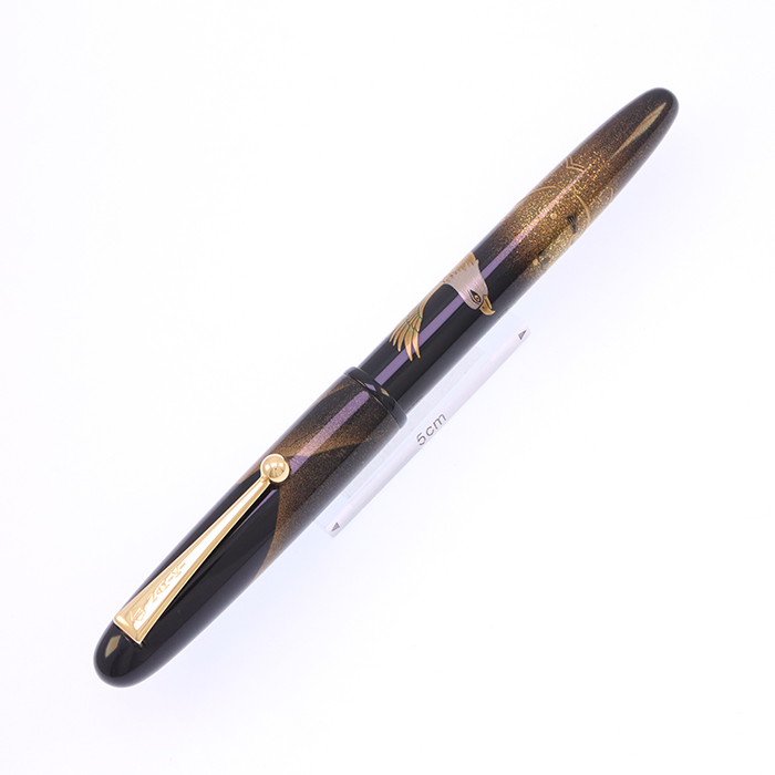 中古)PILOT パイロット 万年筆 ナミキ 2001年限定 蒔絵 白頭鷲 Bald