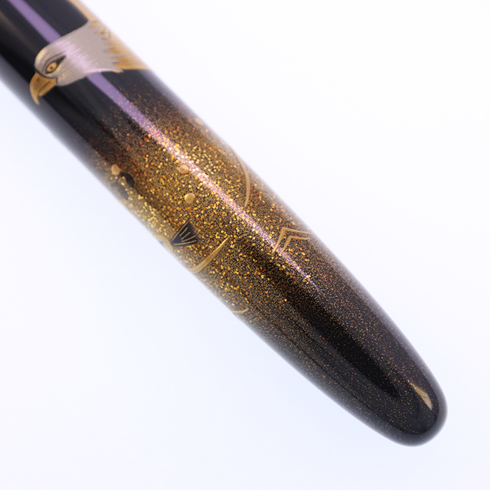 中古)PILOT パイロット 万年筆 ナミキ 2001年限定 蒔絵 白頭鷲 Bald