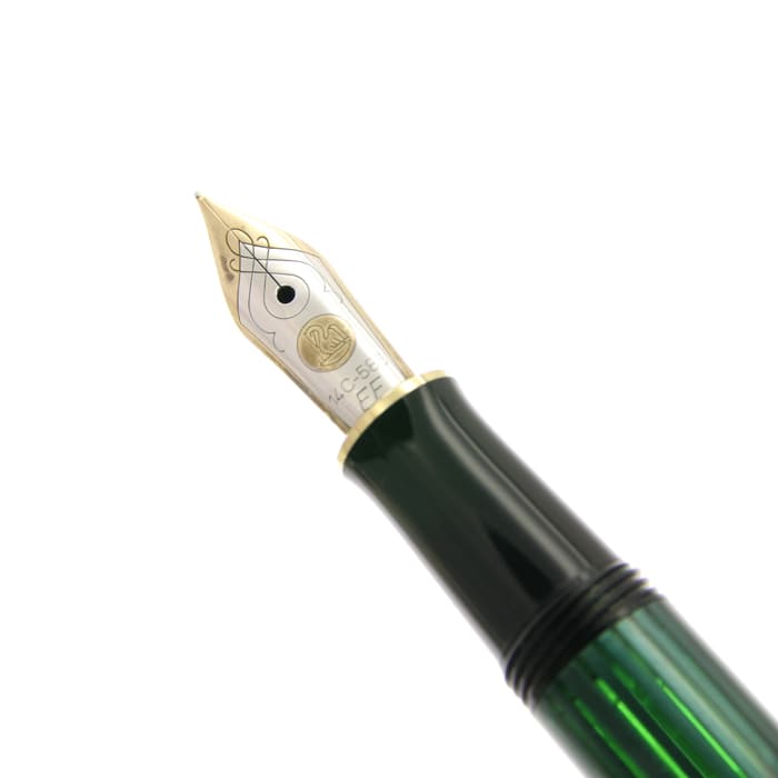 Pelikan ペリカン スーベレーン M300 緑縞 EF 【公式通販】