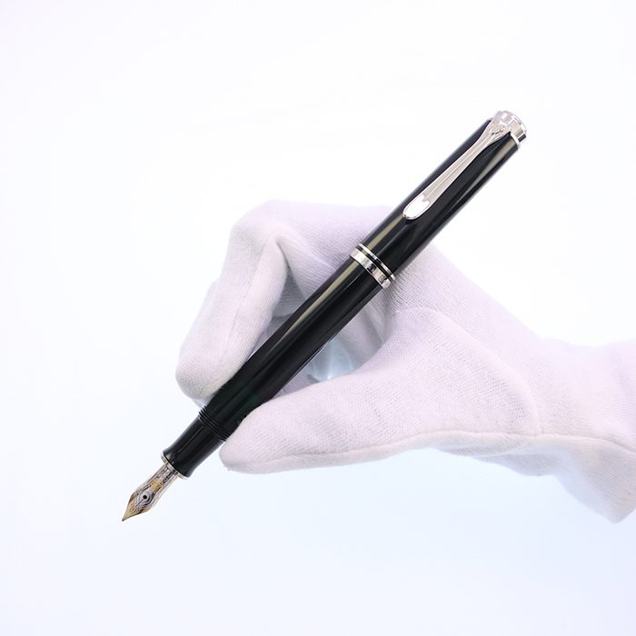 ペリカン スーべレーン M405 青縞 ブルー 万年筆 M 中字 ペリカン