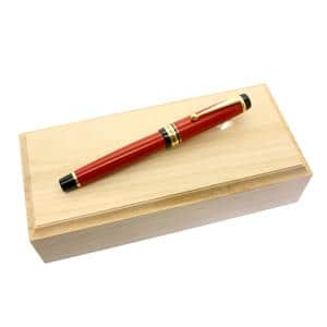 中古 Pilot パイロット 万年筆 カスタム845 漆 朱 細字 商品id 詳細ページ 万年筆 ボールペン など高級筆記具の販売 買取 キングダムノート