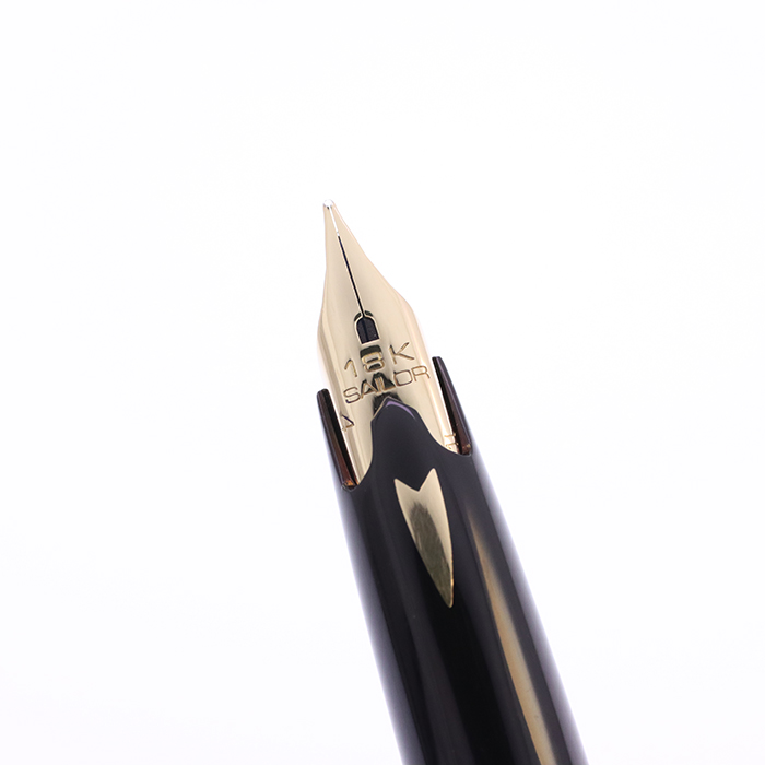 中古)SAILOR セーラー 万年筆 世界の銘木シリーズ 黒檀 18K/中字 (旧型