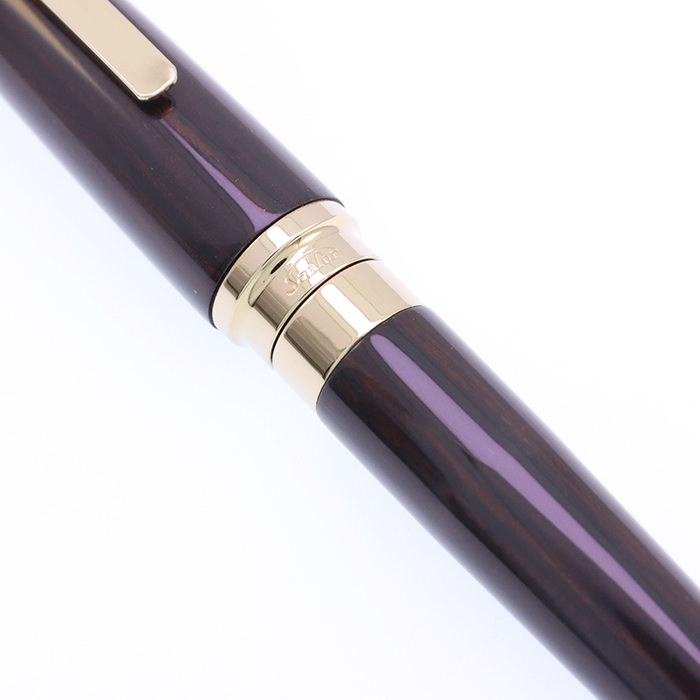 中古)SAILOR セーラー 万年筆 世界の銘木シリーズ 黒檀 18K/中字 (旧型