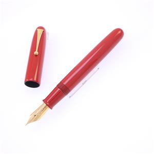 万年筆 ナミキ ウルシコレクション 朱 リング無しモデル 中細字