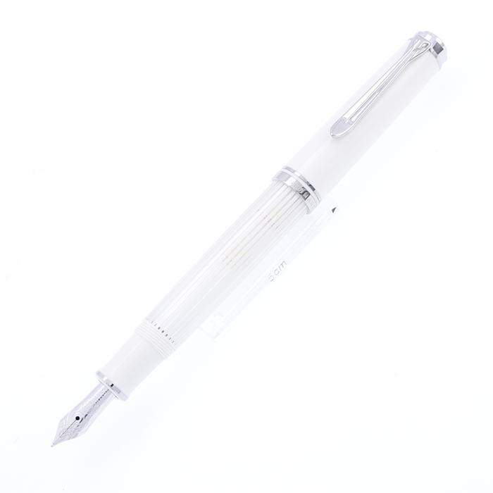 ペリカン　M405 ホワイト/シルバーストライプ Pelikan ペリカン スーベレーン M405 シルバーホワイト Silver white