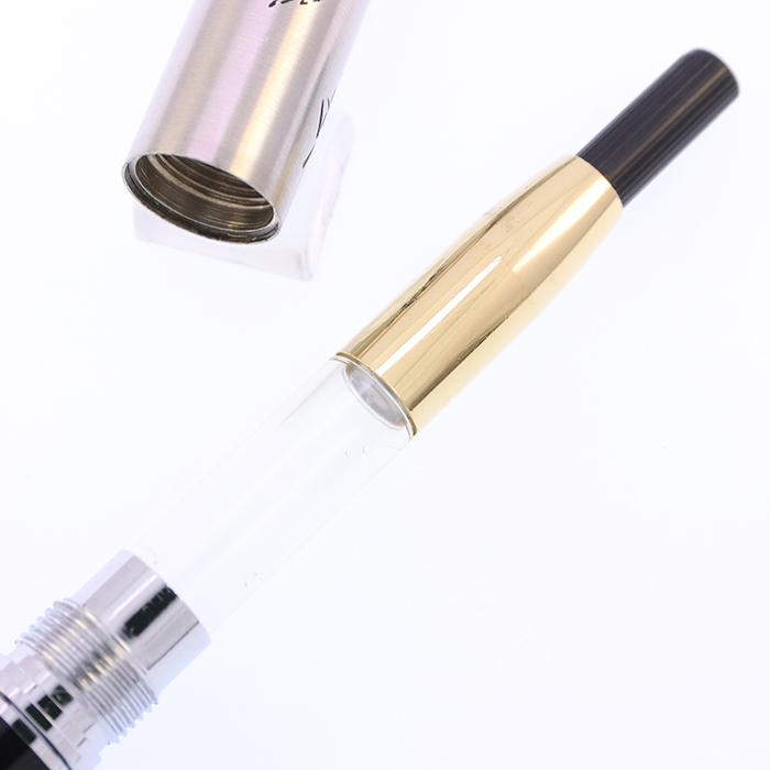 中古)PLATINUM プラチナ 万年筆 ステンレス 竹とキジ 18K-WG/中字