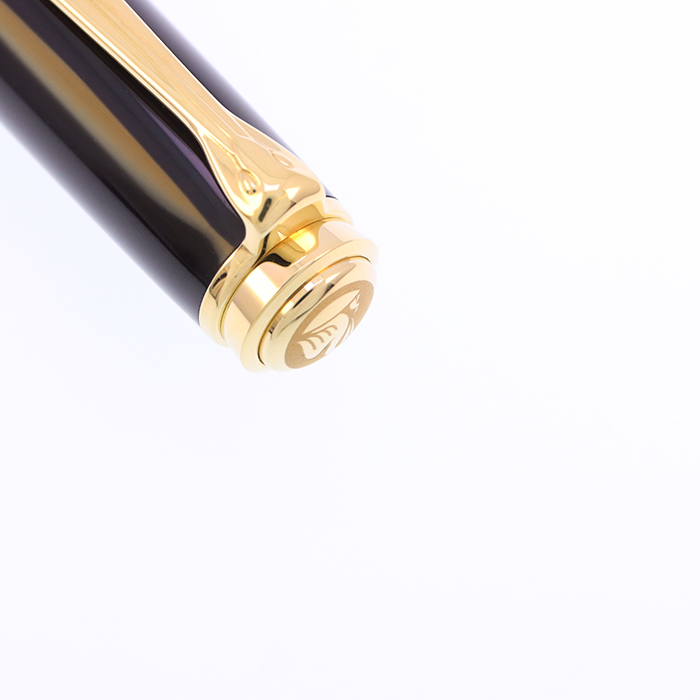中古)Pelikan ペリカン 万年筆 スーベレーン M800 茶縞 EF（商品ID