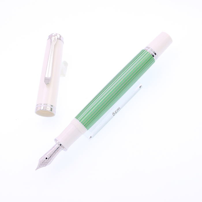 【未使用品】ペリカン 万年筆 M605 グリーンホワイト M（中字） 8f9edc81050e86577e68a9da6f2091