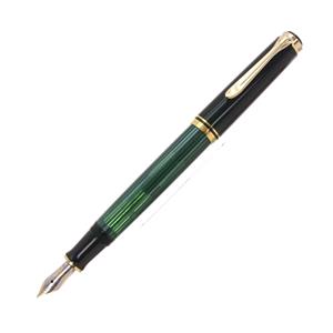 Pelikan ペリカン 万年筆 スーベレーン M400 緑縞 EF [研磨] メイン