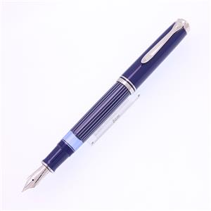 万年筆 スペシャルエディション スーベレーン M815 メタルストライプ ブルー EF [研磨]