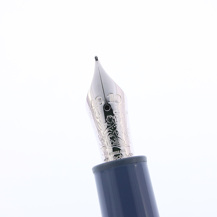Montblanc　モンブラン　グレイシア　セット 中古)MONTBLANC モンブラン 万年筆 マイスターシュテュック グレイ
