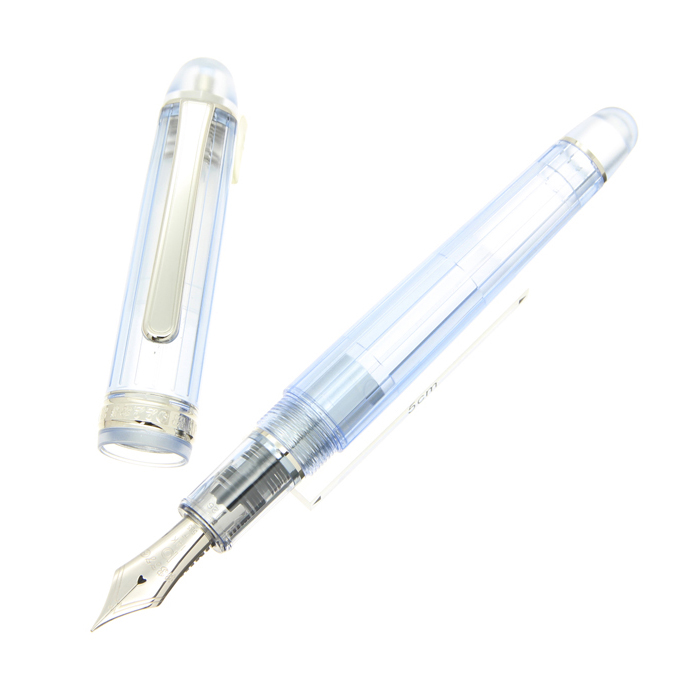 【限定・未使用】趣味の文具箱プラチナ#3776 CENTURYウォーターブルー 新品)PLATINUM プラチナ 万年筆 #3776 センチュリー 富士雲景 絹雲