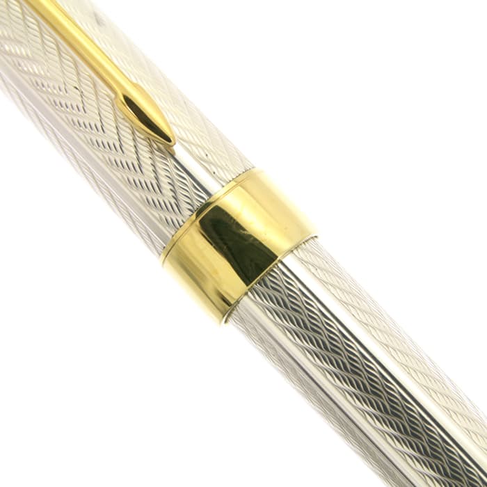 PARKER ソネットプルミエ フジェール ボールペン 個性溢れる銀軸の