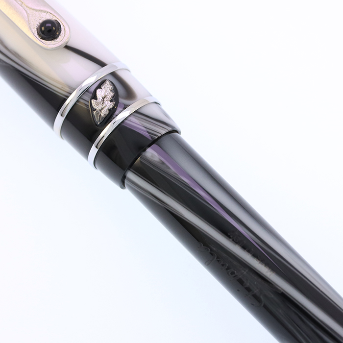 中古)Stipula スティピュラ ボールペン モデルT グラファイト レジン