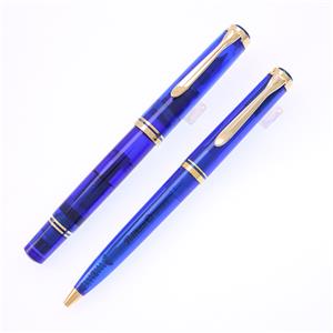 セット リミテッドエディション M800 ブルーオーシャン 万年筆(M)+ボールペン