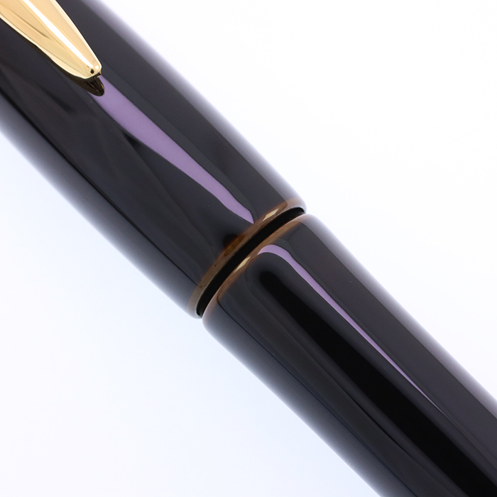 中古)PLATINUM プラチナ 万年筆 出雲 溜塗り 枇杷溜 細字（商品ID