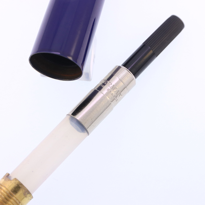 中古)WATERMAN ウォーターマン 万年筆 レタロン ネイビーブルー F