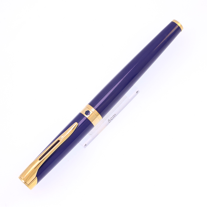 中古)WATERMAN ウォーターマン 万年筆 レタロン ネイビーブルー F