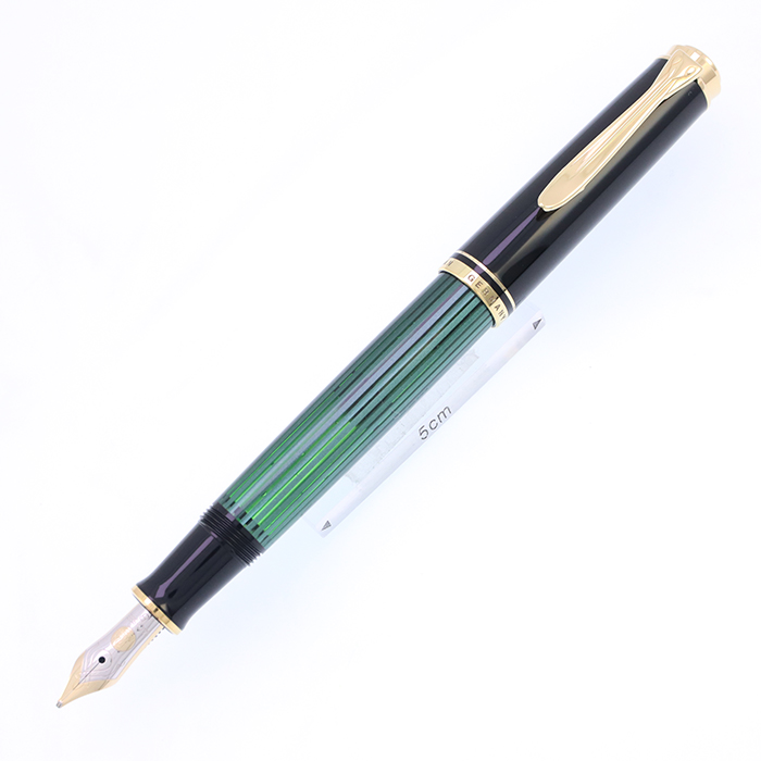 ペリカン　スーベレーン M400 14C-585 サイズM PILOTインク付き 万年筆 ペリカン スーベレーン M400 Pelikan ブラック ホワイト