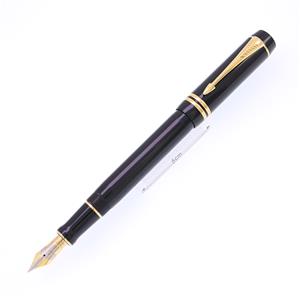 万年筆 デュオフォールド ブラックGT センテニアル F (旧型)