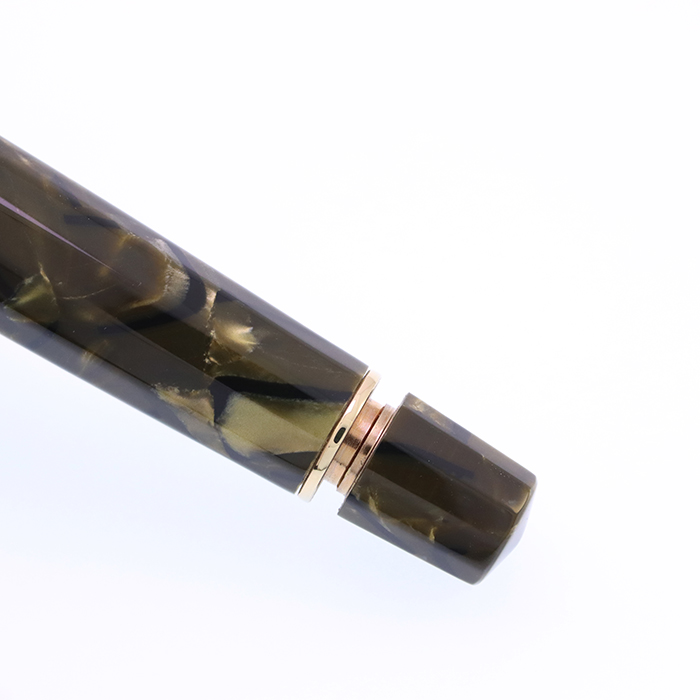 中古)OMAS オマス 万年筆 パラゴン シャフトグリーン ローズゴールド