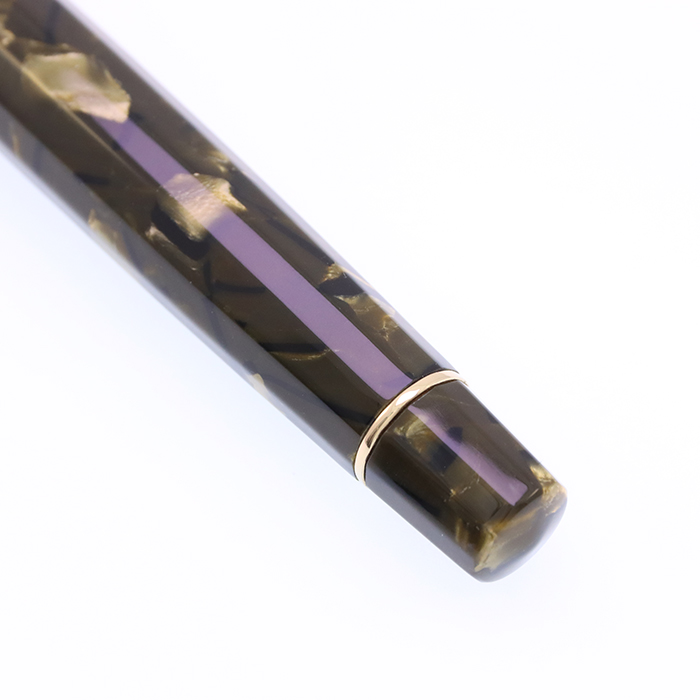 中古)OMAS オマス 万年筆 パラゴン シャフトグリーン ローズゴールド