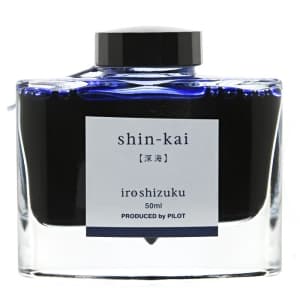PILOT パイロット ボトルインク iroshizuku 色彩雫 shin-kai 【深海】 50ml メイン