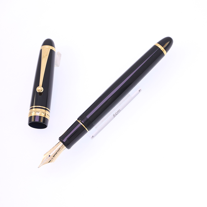 中古)PILOT パイロット 万年筆 カスタム743 エクストラスムーズ