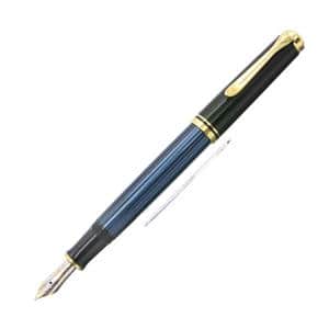 Pelikan ペリカン 万年筆 スーベレーン M400 ブルー縞 F [研磨] メイン