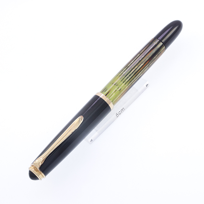 中古)Pelikan ペリカン 万年筆 #400NN 茶縞 M（商品ID：3717017956622