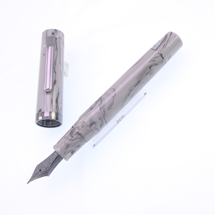 中古)SAILOR セーラー 万年筆 ルミナスシャドー フォググレー 中字 