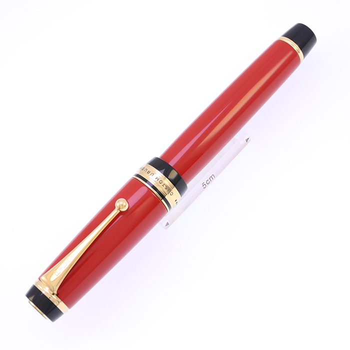 PILOT パイロット 万年筆 カスタム URUSHI 朱 中細字 PILOT（パイロット） 万年筆 カスタム URUSHI 朱 FKV-88SR-R ペン種