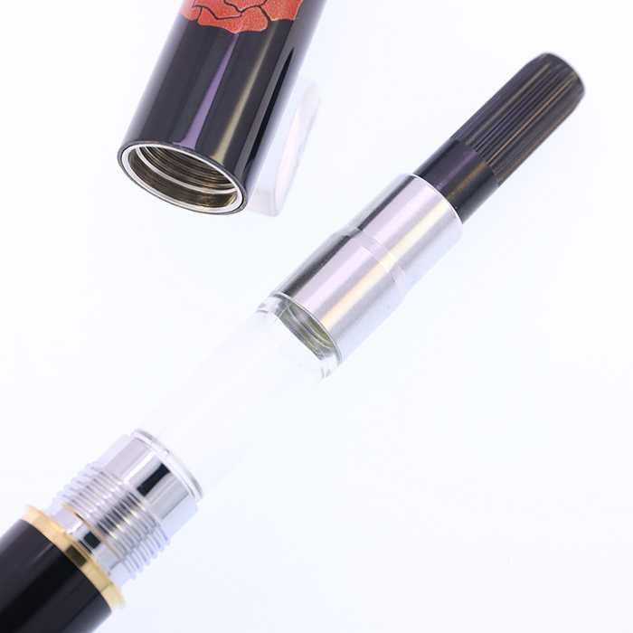 中古)PILOT パイロット 万年筆 平蒔絵 薔薇 細字（FD-2MP）（商品ID