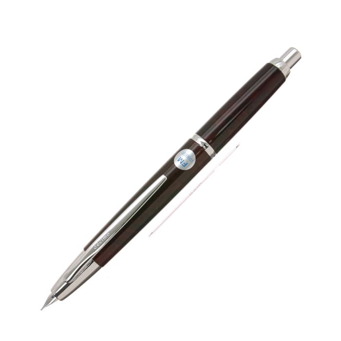 阪急百貨店限定キャップレス万年筆デシモレッドマーブル中細字