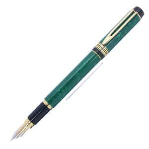 WATERMAN ウォーターマン 万年筆 ル･マン100 パトリシアン グリーンラッカー F メイン