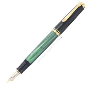 Pelikan ペリカン 万年筆 スーベレーン M600 緑縞 EF メイン