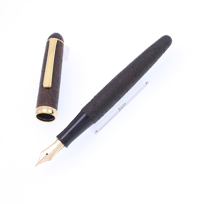 中古)PLATINUM プラチナ 万年筆 #3776 ブライヤーシェル 中字