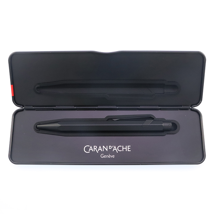 新品)CARAN d'ACHE カランダッシュ ボールペン ブラックエディション
